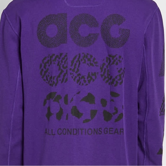 NWOT Nike ACG waffle thermal long sleeve Large - Picture 3 of 4